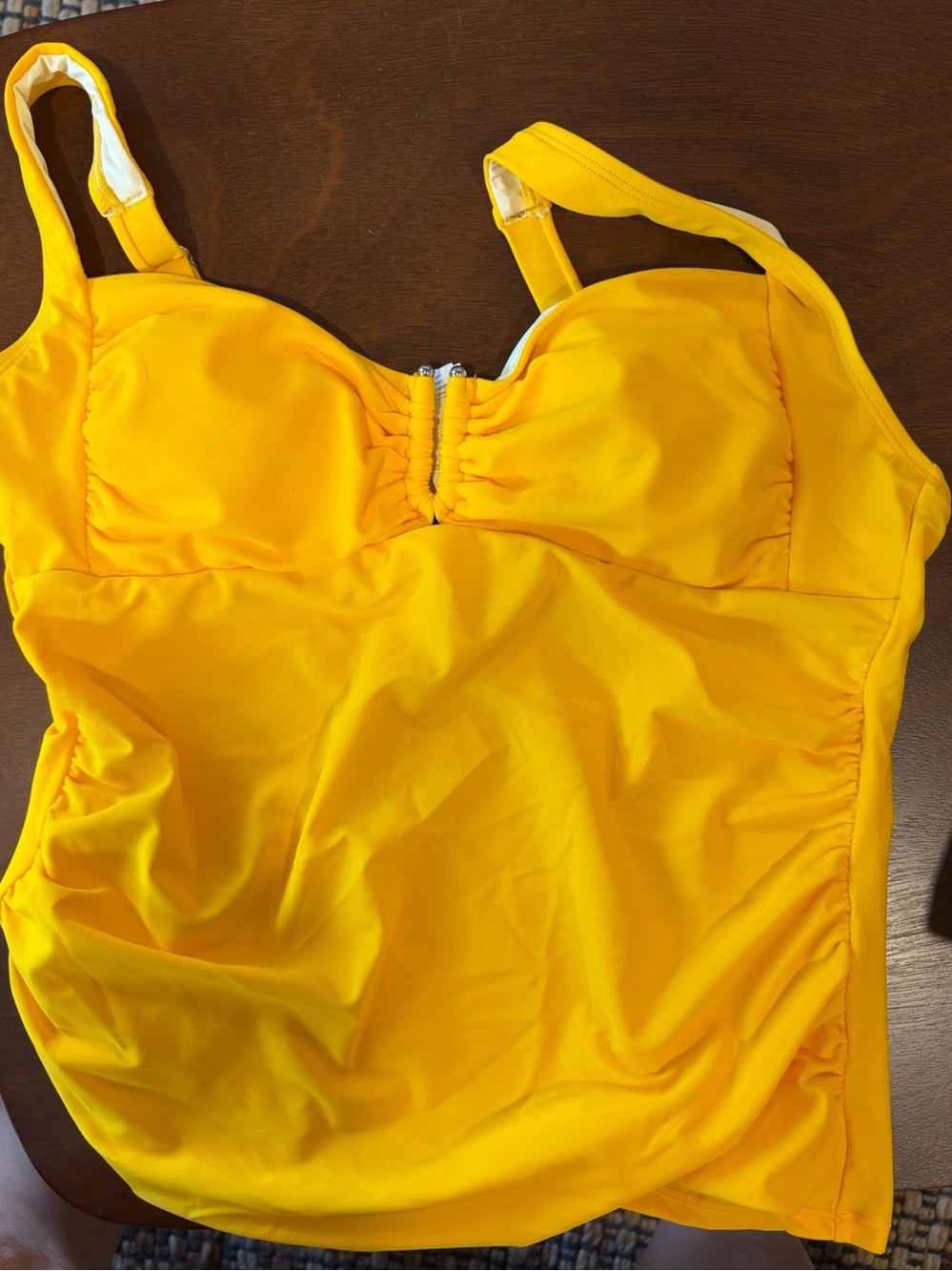 Bright Yellow Tankini Top